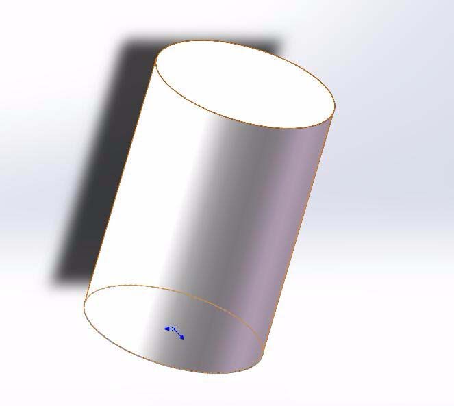 SolidWorks怎么绘制圆柱体? sw画三维图的教程