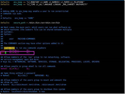 Centos(Linux)下用户权限委派配置介绍