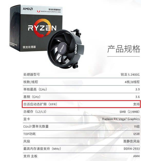 AMD锐龙5 2400G支持超频吗？R5-2400G超频后适合搭配的主板推荐