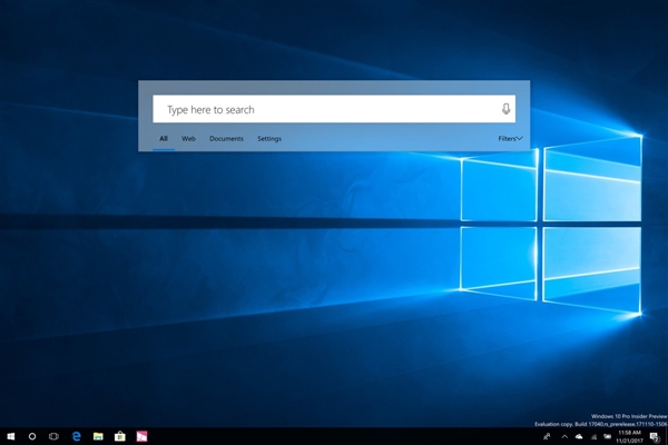 win10 RS4全新搜索界面抢先预览