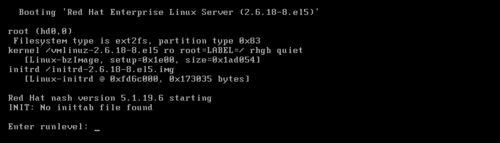 Linux下修复inittab文件丢失的两种方法