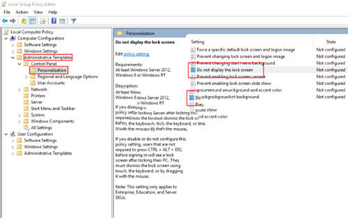 Win10如何禁用锁屏界面直接跳转到密码提示