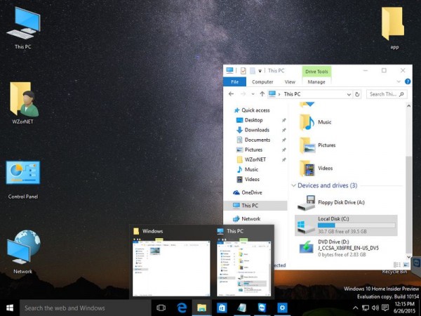 Windows 10 Build 10154最新版系统截图首曝光