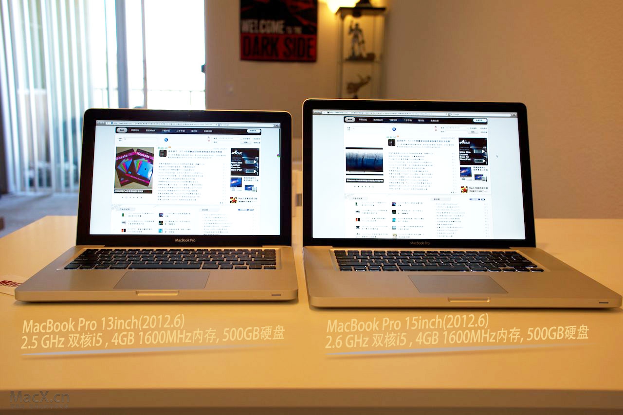 2012年 苹果笔记本对比测评 MacBook Air / MacBook Pro 新款对比测评（多图）