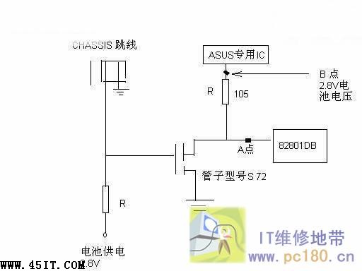 华硕P4B533自动进入CMOS维修