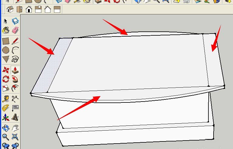 sketchup8草图大师怎么制作床头柜?