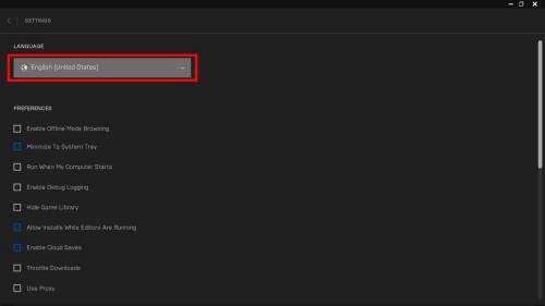 epic平台怎么设置中文 epic中文设置教程