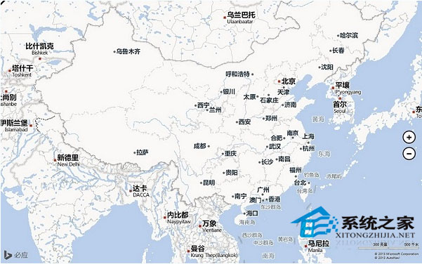 Win8自带地图程序竟然是英文的如何通过设置来转换成中文
