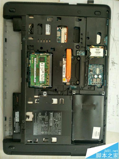 惠普hp445g1笔记本怎么拆机清灰?