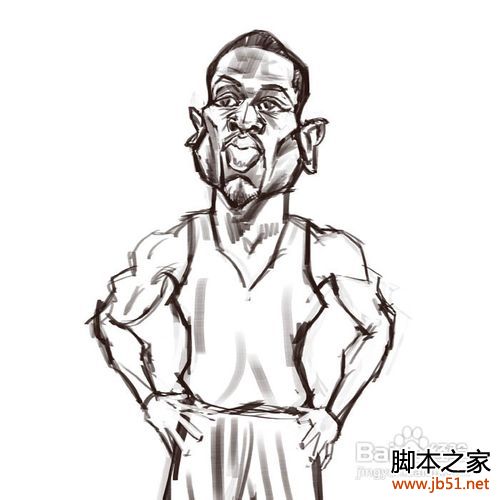 PS鼠绘漫画非常有质感的球星