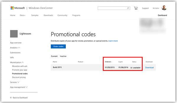 Win 10付费应用优惠码功能上线