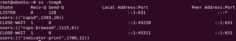 Linux中使用ss命令检查网络连接的方法