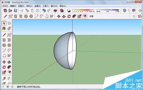 sketchup草图大师怎么绘制制作穹顶?