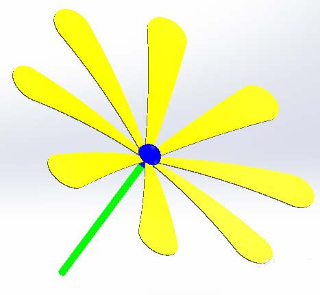 SolidWorks怎么绘制三维立体的花朵?