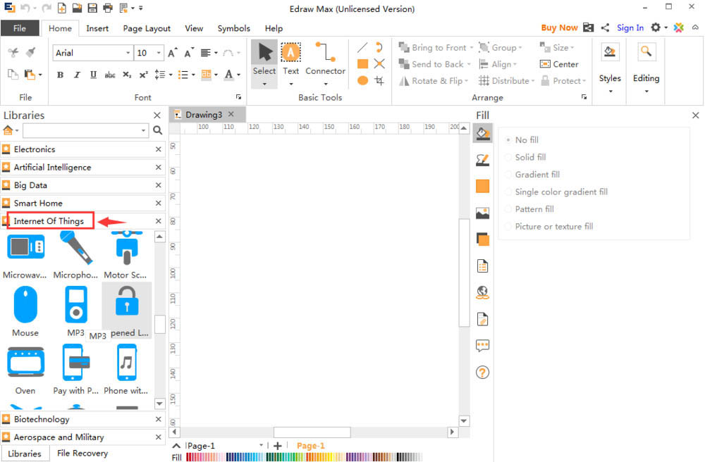 Edraw Max亿图图示怎么画MP3播放器?