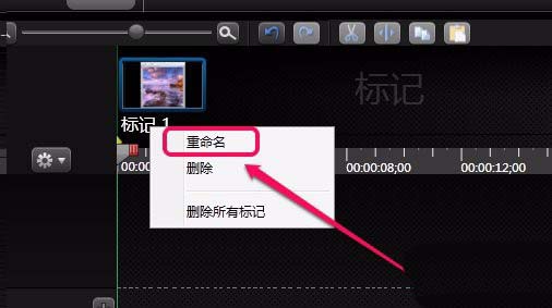 camtasia studio视频怎么添加时间轴标记?