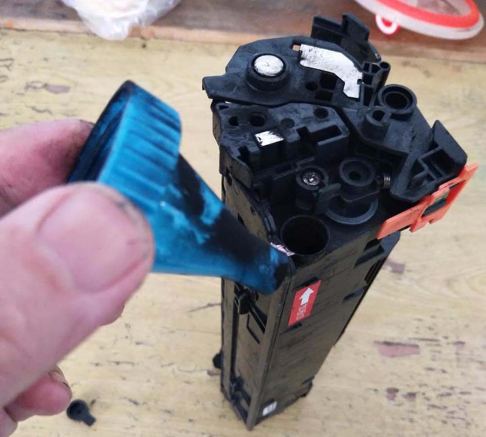 喷墨打印机怎么手动补充碳粉?