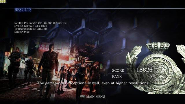 intel奔腾G4560独显测试 奔腾G4560搭配GTX1070性能兼容评测