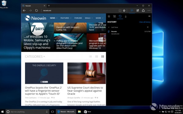 Windows 10 Build 10154上手操作截图欣赏