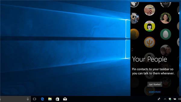 Win10 RS3首个重大功能My People联系人社交功能曝光