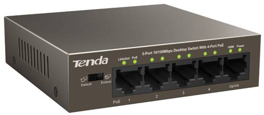 5口PoE交换机高性价比 Tenda腾达TEF1105P全面图解评测