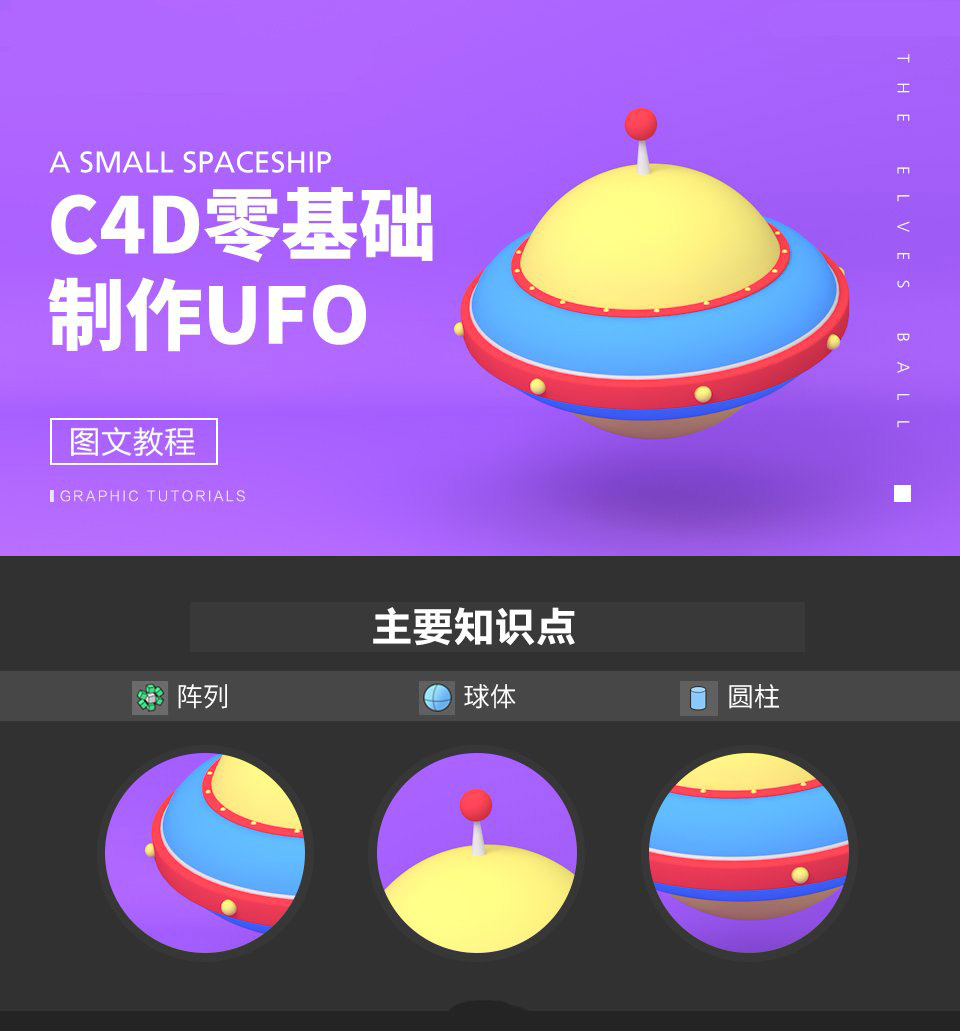 C4D怎么制作卡通宇宙飞船?C4D制作卡通宇宙飞船建模教程