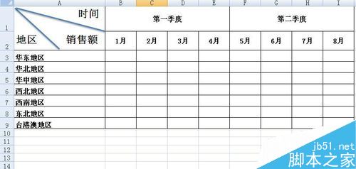 excel如何画单元格斜线?