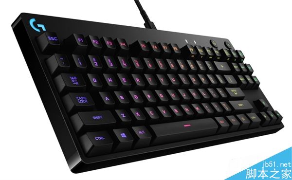 罗技发布G Pro电竞机械键盘:890元/1600万色RGB LED