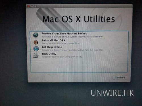 Mac OS X重装教程(全程图解)