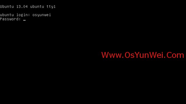 Ubuntu 13.04 服务器版本系统安装图解教程