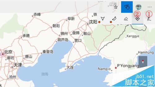 Win10系统中怎么使用墨迹给地图规划路线?