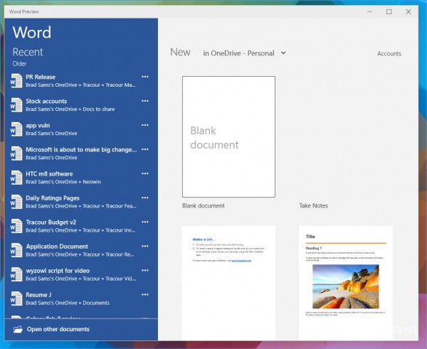最新office触控版Excel、word和PowerPoint画廊怎么用？