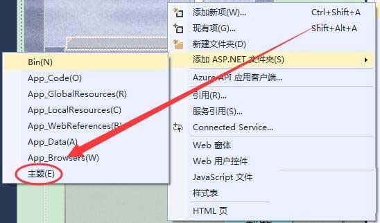 vs添加ASP.Net文件夹中各选项是什么意思?