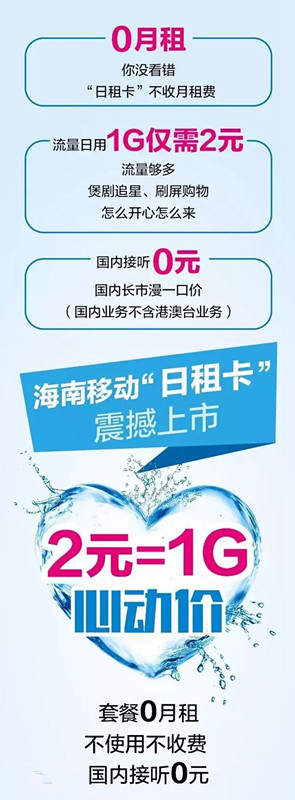 移动日租卡怎么样？移动日租卡资费详情