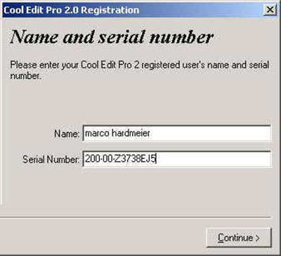 音频处理软件CoolEdit pro安装、注册与设置的图文步骤
