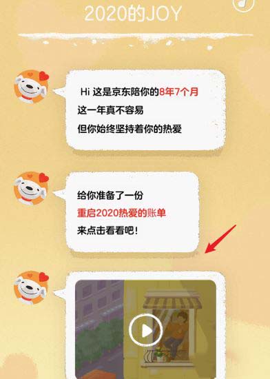 京东如何查看2020年度账单?