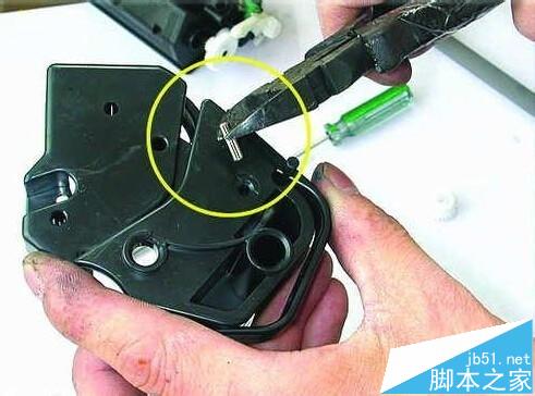 惠普HP 6L激光打印机硒鼓没粉了怎么灌粉?