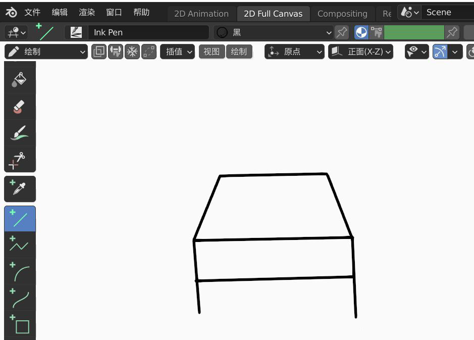 blender2.9怎么设计靠背凳子平面图? blender画凳子的技巧