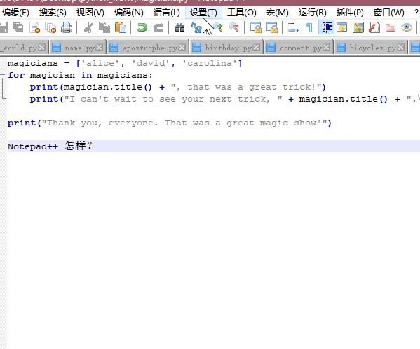 Notepad文件怎么添加扩展名?