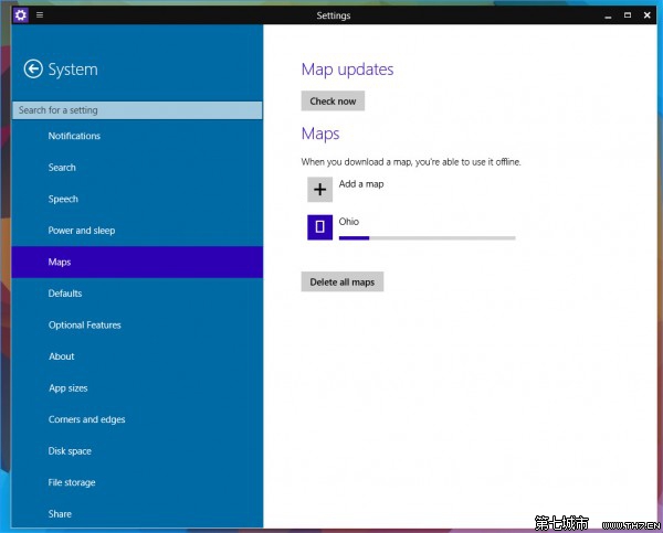 Win10 Build 9888使用离线地图功能在离线的情况下使用地图