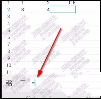 WPS OFFICE手机版表格中的数据怎么做乘除法运算?