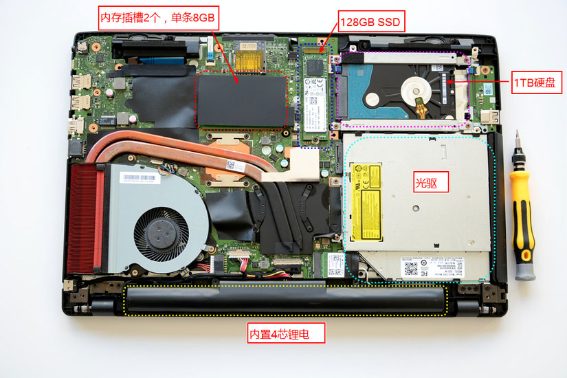 华硕ZX53V飞行堡垒怎么拆机 华硕ZX53V飞行堡垒拆解图文评测全过程