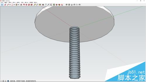 sketchup怎么绘制一个很有创意的桌椅模型?