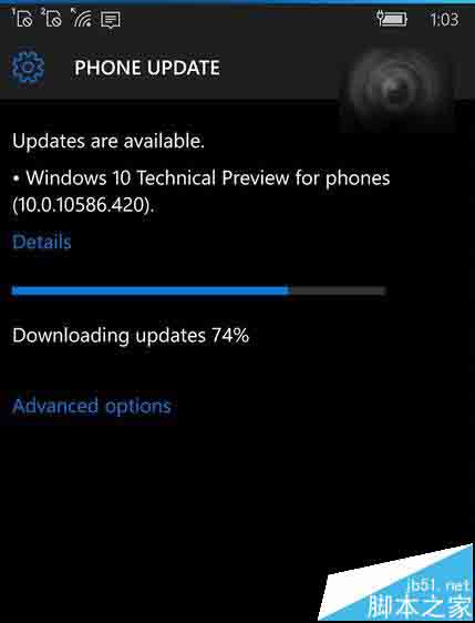 Win10 Mobile预览版10586.420怎么更新?