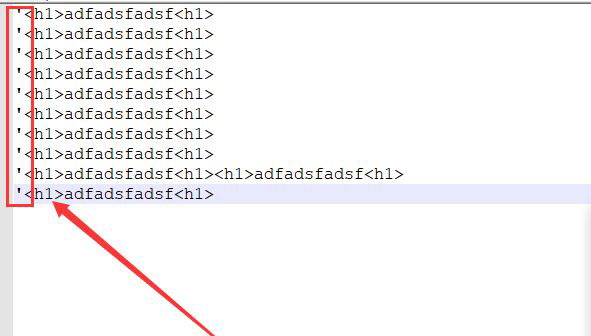 notepad首尾怎么添加引号? notepad++批量添加引号的技巧