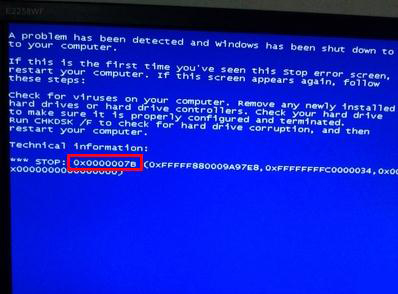 win7系统开机出现蓝屏代码0x000007B的解决办法