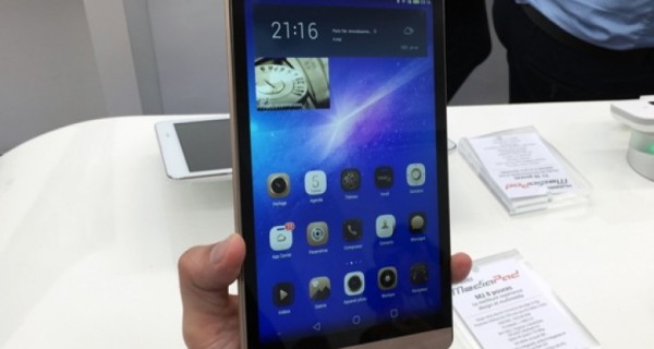 8英寸华为MediaPad M2细节曝光 有银色灰色和金色三色