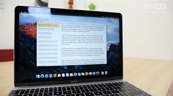 全新OS X El Capitan上手评测视频：功能细节更精致
