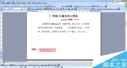 在word文档中怎么插入正确的注解?