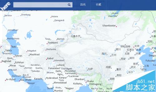 here地图城市地铁线路该怎么查看?